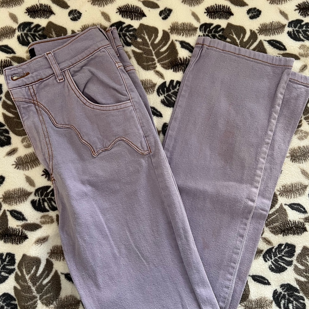 PASTICHE FREE PEOPLE Purple Jeans